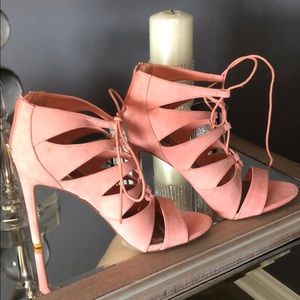 Blush pink heels.  Purchased and never worn.